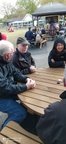 'Codger's' walk, 30 th. Apr, 2021. Mersey Valley. No patio heaters this time at 'Bowling Green Hotel'